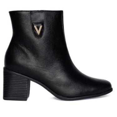 Imagem de Bota Feminina Via Marte Social Cano Curto Couro Marrom-Feminino