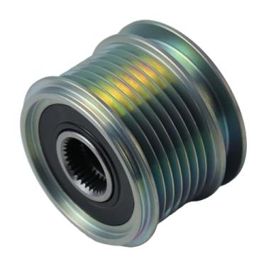 Imagem de MUNIK Polia do gerador adequada para Mercedes-Benz CLK, C, E, M, SLK, S-class CLK200K, C200K, C230K, ML320, SLK200K, S280, S500, SLK200K, S280, S500 Substituição nº 2711550115