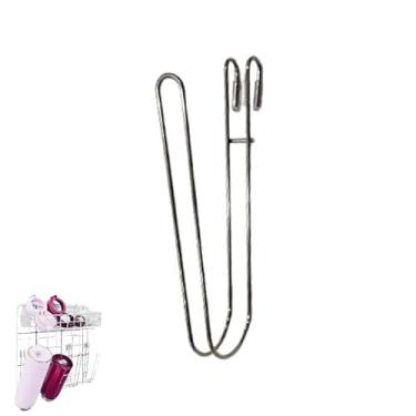 Imagem de NentMent Prateleira de secagem de mamadeira com gancho para pendurar na prateleira de secagem de louça, suporte de mamadeira com economia de espaço, secador para pia de cozinha, organizador de copos