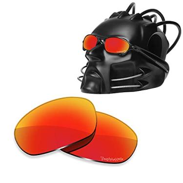 Imagem de ToughAsNails Lentes de substituição para óculos de sol Oakley Juliet – HyperVision Plus Vermelho Cromado – Polarizado Ultra