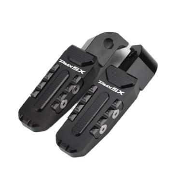 Imagem de Anti-derrapante Apoio para pés traseiros, para tmax 530 tmax530 sx dx 2017 2018 2019 2020 cnc(Black SX)