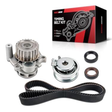Imagem de Torchbeam Kit de correia dentada com bomba de água, compatível com Volkswagen Jetta 1998-2005 e Volkswagen Golf 1998-2005, compatível com (ver descrição)