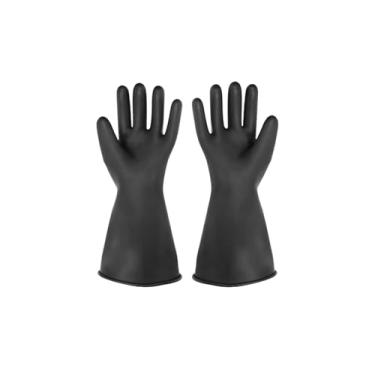 Imagem de Luva para Eletricista de Alta Tensão Classe 00 para Proteção contra Choques Elétricos Arcos Elétricos Anti-Chamas (10.5)