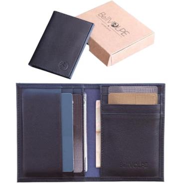 Imagem de Carteira Masculina Slim Couro Legítimo (Preto)