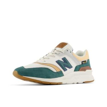 Imagem de New Balance Tênis masculino 997 V1 Cross Trainer, Sea Salt/New Spruce/Team Royal, 51
