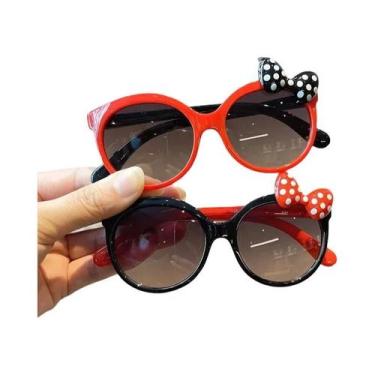 Imagem de Óculos De Sol Para Adolescentes Com Armação Grande E Laço Decorativo, 
