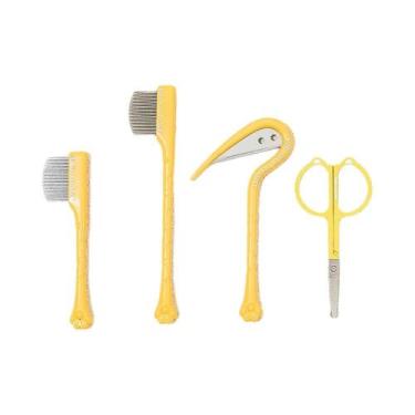 Imagem de Conjunto De Pentes Para Limpeza Facial De Cães E Gatos, Remoção De Man