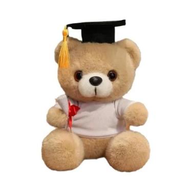 Imagem de Urso De Pelúcia Com Chapéu De Doutor De 18cm Para Meninos, Meninas E E