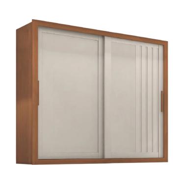 Imagem de Guarda Roupas Casal Ripado 2 Portas de Correr 4 Gavetas Trianon Zanzini