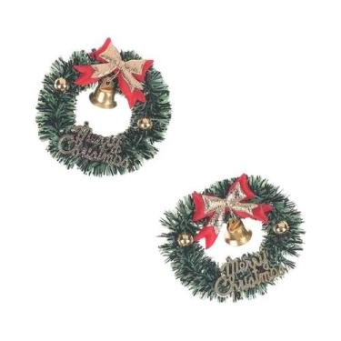 Imagem de Guirlanda De Natal Em Miniatura Modelo 6cm Para Casa De Bonecas 1:12 1