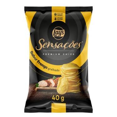 Imagem de Batata Frita Sensações Frango Grelhado Elma Chips 40g Sem Glúten
