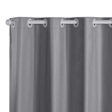 Imagem de Cortina Blackout PVC 2,20 m x 1,30 m - Cinza