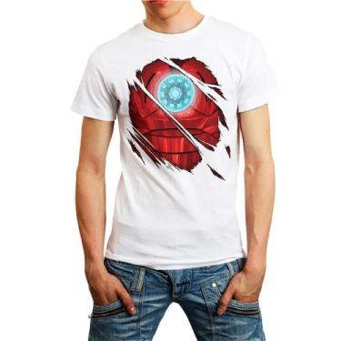 Imagem de Camiseta heróis hulk batman capitão américa coringa deadpool camisa ma
