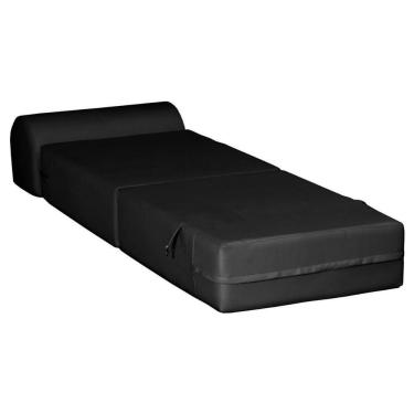 Imagem de Sofá Cama Solteiro New Extra Suede Marrom - Paropas