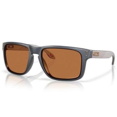 Imagem de Óculos de Sol Oakley Holbrook XL Forge Blue Steel 4959-Masculino