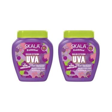 Imagem de Creme Skala 1Kg 2 X 1 Pentear E Hidratar Uva - Kit C/2Un
