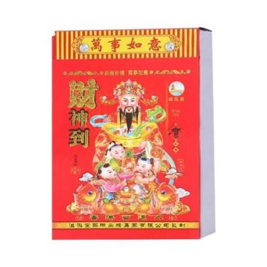 Imagem de Calendário De Parede Destacável Estilo Chinês Anos Do Cavalo 2026 - Ca