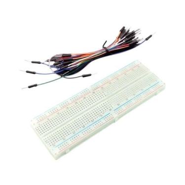 Imagem de Mini Protoboard PCB Com 400, 830 Ou 750 Pontos De Conexão Para Teste D