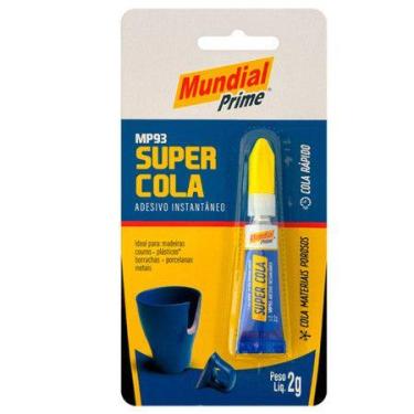 Imagem de Cola Instantânea Mp93 Cartela 2g Mundial Prime Artesanato, Pequenos Re