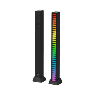 Imagem de Fita De LED RGB Com Controle De Som Musical Para Decoração De Bar, Car