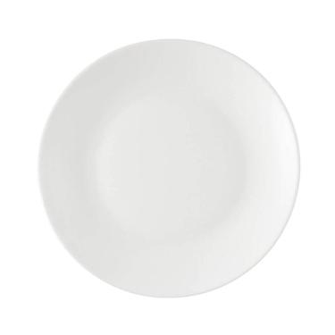 Imagem de Prato para Sobremesa 18cm Branco Plástico Linha Cozy Servir Petiscos Torta Mousse Coza