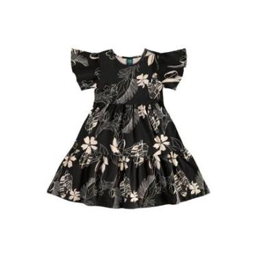 Imagem de Vestido Infantil Floral em Cotton Bee Loop-Feminino