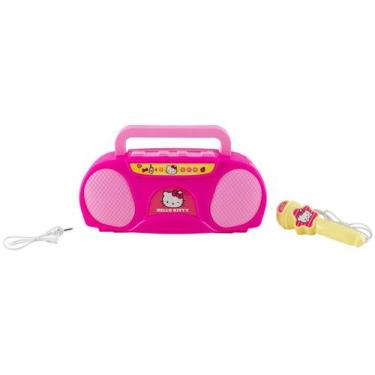 Imagem de Karaokê Infantil Portátil Candide Hello Kitty - Boombox