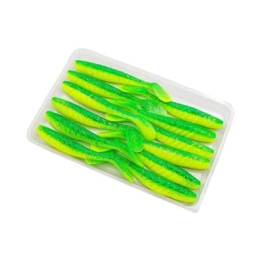 Imagem de 12/16/20 Peças Isca Artificial Macia Com Cauda Em T, Wobbler Vibratóri