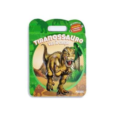 Imagem de Tiranossauro Vai À Caça - Texto E Narração Em Português E Inglês