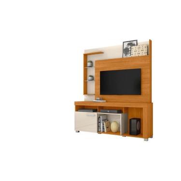 Imagem de Home Theater Ícaro para TV até 50 Polegadas Cinamomo Off White Liberty Móveis 1,60m