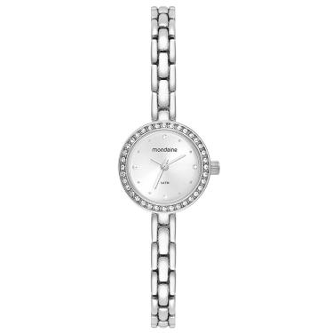 Imagem de Relogio Mondaine Feminino Ref: 32497l0mvnm2 Social Pequeno Prateado