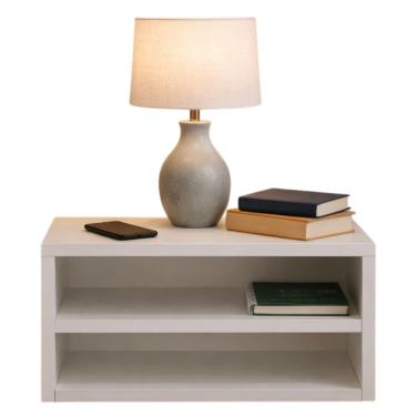 Imagem de Mesa Lateral Suspensa Quarto Mesinha Apoio Cama Moderna