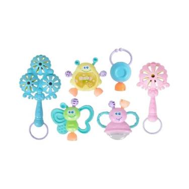 Imagem de Conjunto De Brinquedos Chocalho Para Bebês, 7 Peças, Desenvolvimento S