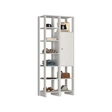 Imagem de Closet com 1 Porta com 2 prateleias e 9 nichos externos EY104-107 Linh