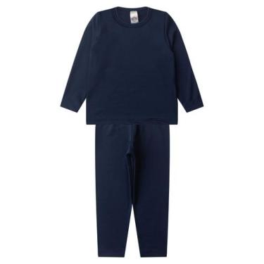 Imagem de Conjunto Termico Juvenil Segunda Pele Select Azul, 14, Azul