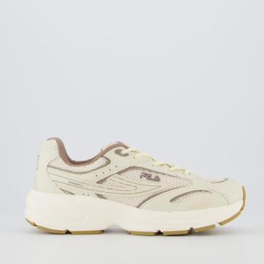 Imagem de Tênis Fila Runner 2K Feminino Bege e Branco, 35