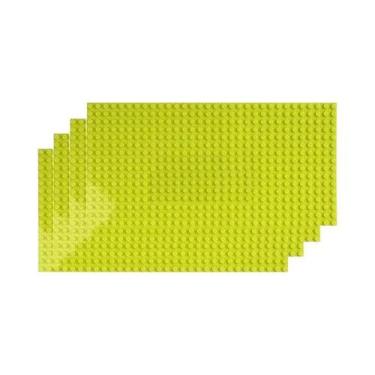 Imagem de Placas Base Clássicas 32x32 E 16x32 (4 Peças) Para Blocos De Montar DI