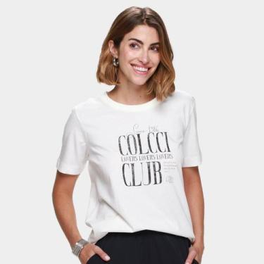 Imagem de Camiseta Colcci 1986 Club Feminina, Off white, M