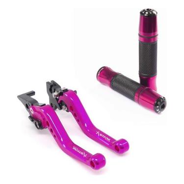 Imagem de Kit Manete Manopla Cb250f Cb300f Twister Titan Fan Start - Stark Race,