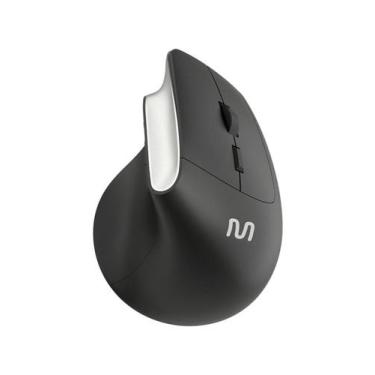 Imagem de Mouse Vertical Sem Fio MS800 2.4ghz Preto - MULTI