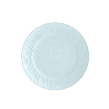 Imagem de Prato Raso 27,6 cm Relevo Dunas Azul Vinta Germer Porcelanas