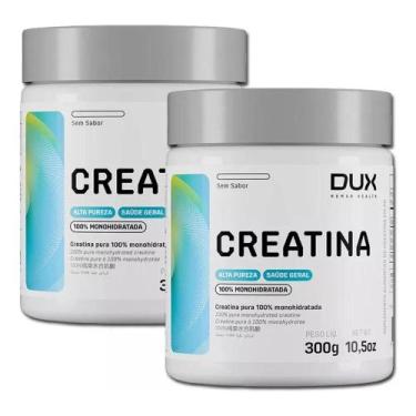Imagem de Kit 2x Creatina Monohidratada 100% Pura 300g Dux Nutrition - Congratul