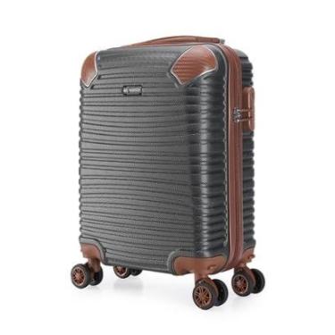 Imagem de Mala Spinner de Bordo Pequena Rodas 360 Swissport Reforçada Abs Resistente-Unissex