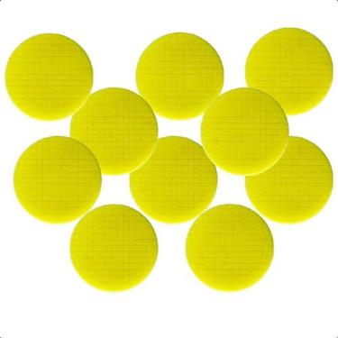 Imagem de Kit 10 Boina Square Amarelo Corte Médio Carro Polimento 5P - SIGMA