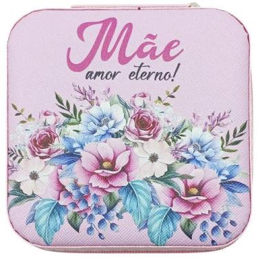 Imagem de Mini maleta porta joias quadrada Mãe 9,5x9,5 - INTERPONTE