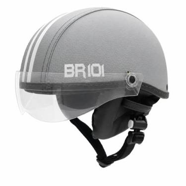 Imagem de Capacete Coquinho Scooter Bike Moto Elétrica Br101 Vision Cristal - BR