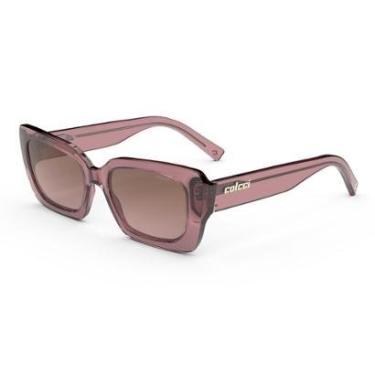 Imagem de Óculos Solar Colcci Tribeca C0202b91a6  Translúcido Lente Degradê Marrom-Feminino