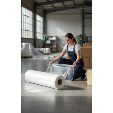 Imagem de Capa Banco Carro Descartável Bobina Plástica Transparente - Congratula