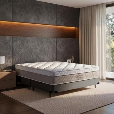 Imagem de Cama Box  Colchão Elegant Nano Super King (193x203)-Ortobom
