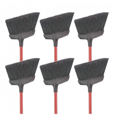 Imagem de Vassoura Profissional Angular com Cabo de Aço Libman 994, Vermelha